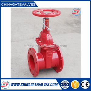Dn150 señal de fuego válvula de compuerta para equipos de lucha contra incendios - Product Image 1