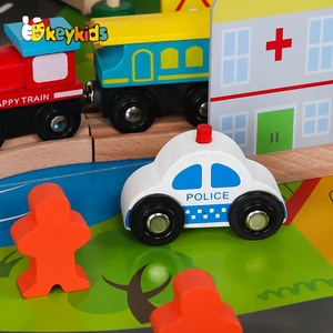 <span class=keywords><strong>Top</strong></span> bán Trắng tàu gỗ chơi bảng cho trẻ em bán buôn khe cắm đồ chơi w04c009c - Product Image 4