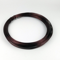 Fil en aluminium émaillé de classe 180 AWG6-32 Fils électriques pour les transformateurs de puissance de bobines de moteurs de rebobinage