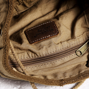 T 2296 Wholesale <strong>Backpack</strong> Mens Blank Canvas <strong>Drawstring</strong> <strong>Backpack</strong> - Product Image 5
