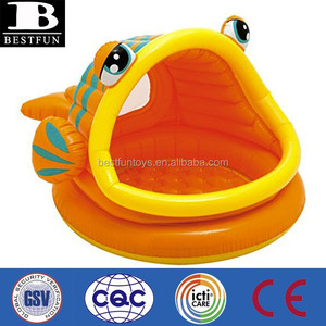 Nhà Máy Tùy Chỉnh Inflatable Lười Biếng Cá Bé Bóng Râm Hồ Bơi Bé Lội Chèo Hồ Bơi Bóng Râm Hồ Bơi Hồ Bơi - Product Image 2