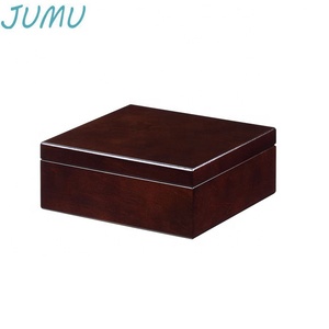 Piano Brown Lacquer Finish <strong>Wooden</strong> Coffee Bag <strong>Boxes</strong> - Product Image 3