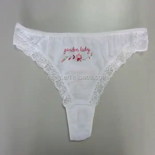 Ladies Panty Print Logo Stylish Lace