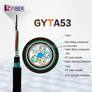 Muestra gratis al aire libre techo subterráneo SM mm <span class=keywords><strong>fibra</strong></span> óptica GYTA53 96 Core G652 cable de <span class=keywords><strong>fibra</strong></span> GYTA53 1 km <span class=keywords><strong>precio</strong></span> - Product Image 2