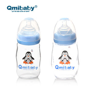 <span class=keywords><strong>Biberon</strong></span> <span class=keywords><strong>anti</strong></span>-coliques réutilisable en <span class=keywords><strong>verre</strong></span> à haute teneur en borosilicate bouteille à large bouche résistante à la chaleur - Product Image 4