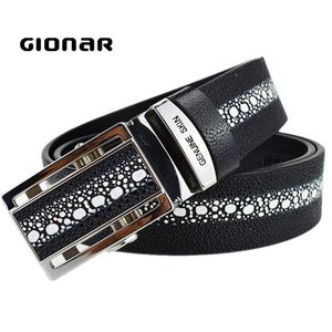 <span class=keywords><strong>Cinture</strong></span> in pelle da uomo cintura in pelle di mucca con motivo in pelle di razza di lusso senza fori cintura in pelle con fibbia automatica - Product Image 4