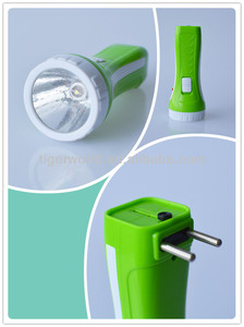 Chất Lượng Cao Xách Tay Nhựa Cơ Thể Cầm Tay Torchlight Sạc Đèn Flash Led Flashlight Torch - Product Image 5