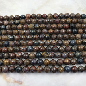 <span class=keywords><strong>Perles</strong></span> naturelles de haute qualité, <span class=keywords><strong>perles</strong></span> d'agate de <span class=keywords><strong>bois</strong></span> pétrifié amples pour la fabrication de bijoux, vente en gros, 100 pièces - Product Image 2