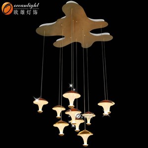 Papillon pendentif lumière lustre pour bas plafond OM66130-<span class=keywords><strong>4</strong></span> + 8 + <span class=keywords><strong>4</strong></span> - Product Image 4