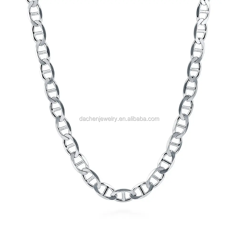 yiwu factory pure necklace 925 sterling silver chain,Cheap price 925 silver china