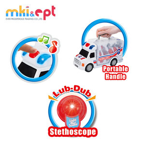 <span class=keywords><strong>Auto</strong></span> giocattolo ambulanza musicale cartone animato EPT con Kit medico - Product Image 3