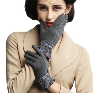 Gants <span class=keywords><strong>de</strong></span> vélo pas cher Lace Smartphone Hiver Femmes - Product Image 5