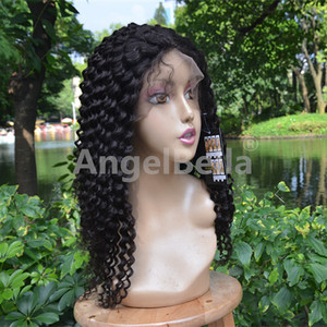Aspecto Natural africano pelo pelucas trenzadas, rizado peluca delantera del cordón para las afroamericanas pelucas - Product Image 2