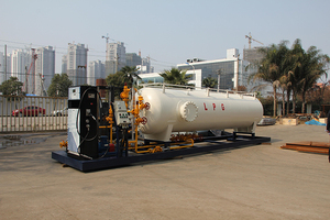 Bestfueling एलईडी प्रकाश ईंधन वितरण पंप एलपीजी भरने मोबाइल ईंधन टैंक कंटेनर स्टेशन - Product Image 2