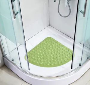 Fan şeklinde banyo antiskid mat/duş banyo paspas/banyo paspas