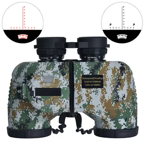 7X50 Marine Telescope For Sailing and Hunting Outdoor Sports Binocular With Compass