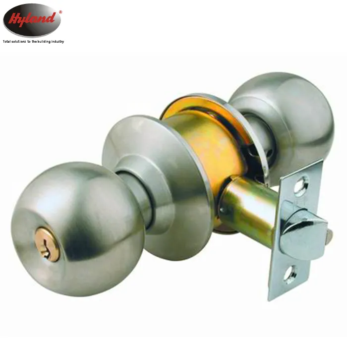 587 SSET Light duty cilindrica manopola manopola di bloccaggio serratura della porta serratura della porta cilindrica cerraduras para puertas pomo para puerta chapa