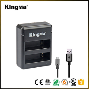 KingMa AHDBT-401 USB <span class=keywords><strong>Double</strong></span> Batterie <span class=keywords><strong>Chargeur</strong></span> pour <span class=keywords><strong>Gopro</strong></span> Hero4 HD Caméra Batterie AHDBT401 - Product Image 2
