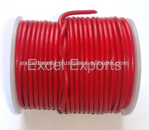 Genuine Grain Leather Cords for Various Purposes Jewelry Making Braiding Bracelets Lining Crafts Belts Handbags Furniture Coated - Product Image 3