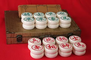 Jingxiqi — chqs chinois, pièces de jeu Imitation ivoire blanc