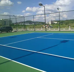 SPU Tennis court floor coating with ITF certificated