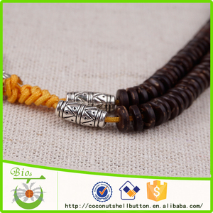 Marrón Natural heishi cuentas de concha de coco <span class=keywords><strong>hamsa</strong></span> collar de <span class=keywords><strong>la</strong></span> joyería 2015 - Product Image 5