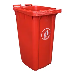 Dış mekan kullanımı sensörlü çöp kutusu geri dönüşüm çöp kutusu plastik çöp kutusu