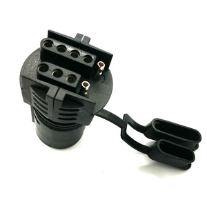 Giá rẻ bán buôn giá ô tô tăng gấp đôi ổ cắm <span class=keywords><strong>7</strong></span> cách đôi phẳng Mỹ đến <span class=keywords><strong>5</strong></span> <span class=keywords><strong>way</strong></span> ổ cắm <span class=keywords><strong>trailer</strong></span> bộ chuyển đổi - Product Image 1