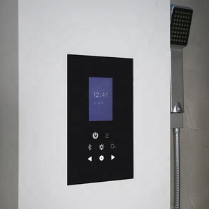Gabinete de vapor con bluetooth y techo de color, cabina de <span class=keywords><strong>ducha</strong></span> pequeña multifuncional, cabina de vapor de computadora de masaje cuadrado - Product Image 3
