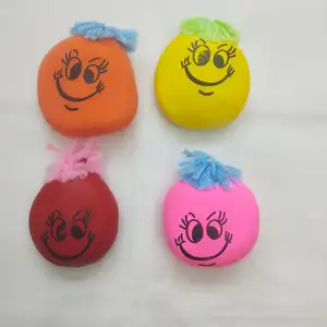 Wholesale 3cm rubber soft smile face stress face ball toys for children and vending machine