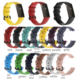 Bracelet en silicone pour le sport et la remise en forme pour <span class=keywords><strong>Fitbit</strong></span> <span class=keywords><strong>Charge</strong></span> 3 <span class=keywords><strong>4</strong></span> Bandes de remplacement pour bracelet de montre, pour <span class=keywords><strong>Fitbit</strong></span> <span class=keywords><strong>Charge</strong></span> <span class=keywords><strong>4</strong></span> Band - Product Image 6