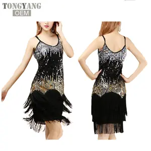 TONGYANG High Quality Sexy Tassel Latin Dance Dress Fringe Latin Dance Costumes For Women