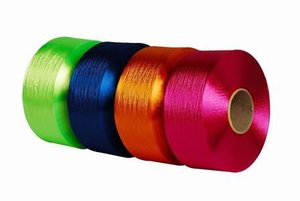 Aa级免费样品中国工厂100% 涤纶长丝150/48光亮fdy纱 - Product Image 4