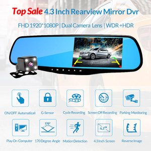 4,3 дюймов Android <span class=keywords><strong>GPS</strong></span> Bluetooth Wifi Автомобильная камера заднего вида зеркало - Product Image 3