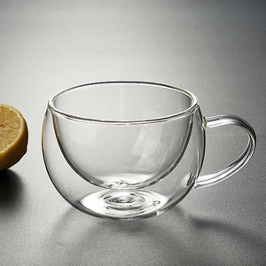 Doppia Parete di <span class=keywords><strong>Vetro</strong></span> Isolato <span class=keywords><strong>Tazze</strong></span> <span class=keywords><strong>Da</strong></span> Tè Migliore In Coppia con il vostro Teiera o Caffè - Product Image 3