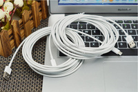 Promoción de fábrica Cable de cargador de datos USB para iPhone para Apple Core para iOS Ordenador Auricular Uso Caja de papel Paquete Stock