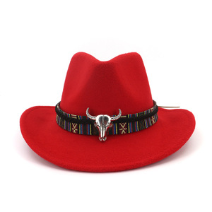 B183 Tauren bombetta cappelli stile bohemien cappello Panama autunno inverno cappello Fedora - Product Image 6