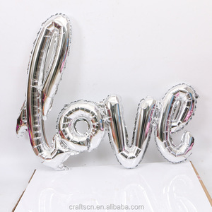 Ballon lettres d'amour combinés pour mariage, en aluminium, vente en gros, 10 pouces - Product Image 2