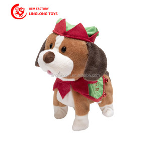 OEM Standing Wear Hat Plush Puppy <strong>Toys</strong> Best-selling Cute Stuffed <strong>Dog</strong> Children <strong>Toy</strong> Custom Plush Corporate Mascot