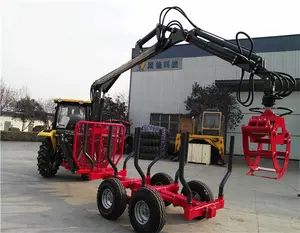 One post Log Trailer 1T forest equipment