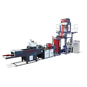 Songsheng Film Blowing Machines High Speed T-shirt Bags Manufacturing Plastic Film Blowing and Bag Making Machine