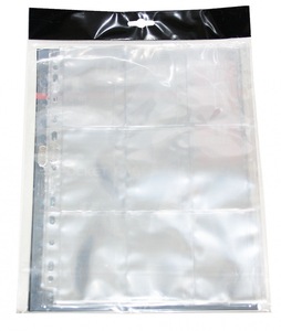 Carte PP <span class=keywords><strong>transparente</strong></span>, 9 poches, 11 trous, perforés carte de page, album - Product Image 2