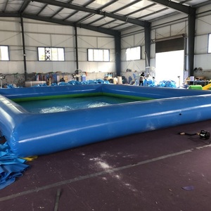 Piscina de <span class=keywords><strong>agua</strong></span> inflable personalizada para niños y adultos, uso comercial, <span class=keywords><strong>con</strong></span> paleta, barcos de parachoques, gran oferta - Product Image 2
