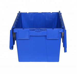 Venta de cajas móviles de plástico apilables industriales, caja de contenedores de transporte - Product Image 5