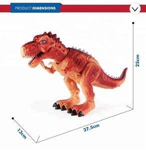 Simulazione giocattolo dinosauro in plastica a spruzzo d'acqua con movimento sonoro leggero - Product Image 5