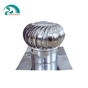 Ventilador de escape de acero inoxidable para techo de fibra de vidrio Industrial de alta calidad para ventilación de turbina eólica - Product Image 2