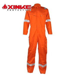 Più il formato immagine 100% cotone ritardante di fiamma riflettente di sicurezza abiti da lavoro - Product Image 1
