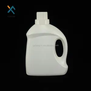 Diffenernt液体洗涤剂瓶HDPE塑料尺寸1升2升宠物白色螺旋帽丝网印刷，丝网印刷FX 2L
