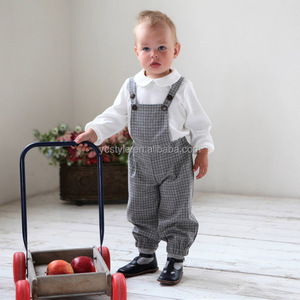 Alla moda di alta qualità ha lavorato a maglia shirt per ragazzo del bambino, boutique manica lunga peter pan del collare della camicia abbigliamento mand in Cina - Product Image 6