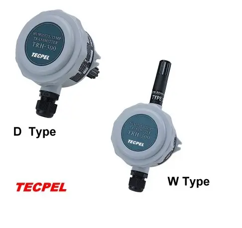 Tecpel trh-301 302 303 محول درجة الحرارة الرطوبة الارسال